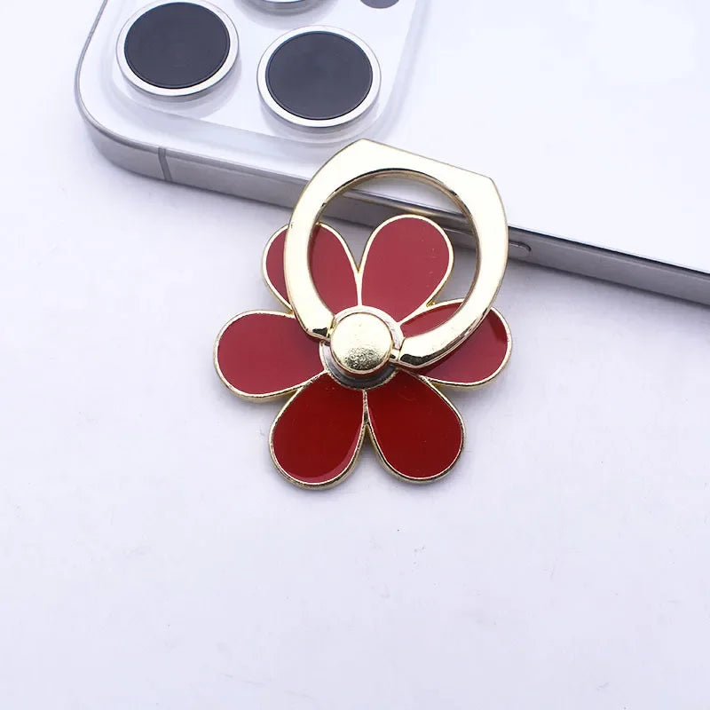 Universal Finger Ring Phone Holder with 360° Rotation - Bow Ring Design