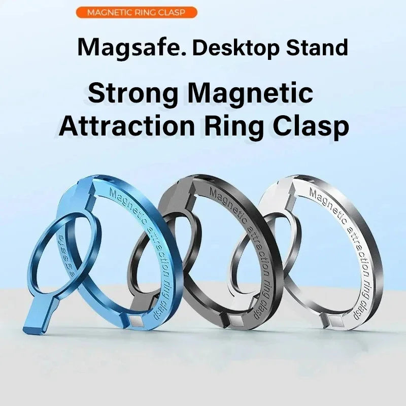 Magsafe phone ring holder for iPhone in car air vent phone holder on dashboard