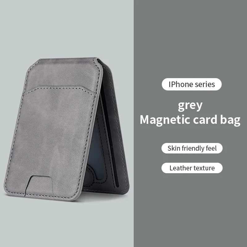 MagSafe Leather Wallet Case for iPhone 13, 14, 15, 16