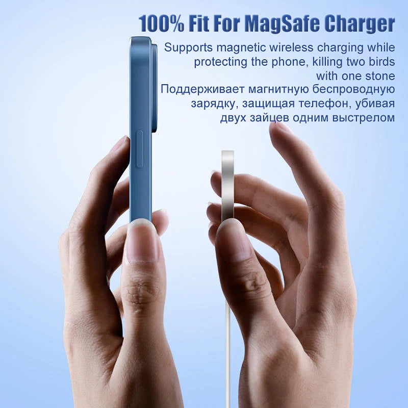 keai MagSafe Liquid Silicone iPhone Case | Magnetic Wireless Charging Cover iPhone 15–8 XR XS X