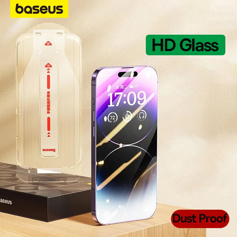 Baseus Corning Glass Screen Protector iPhone 15 14 13 Pro Max Anti-Spy Anti-Blue Ray HD Clear Full Cover