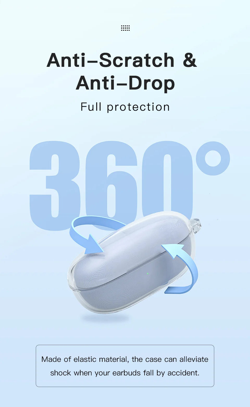 QCY T17 Bluetooth Earbuds 5.1 Wireless Audio with Long-Lasting 26H Charging Case