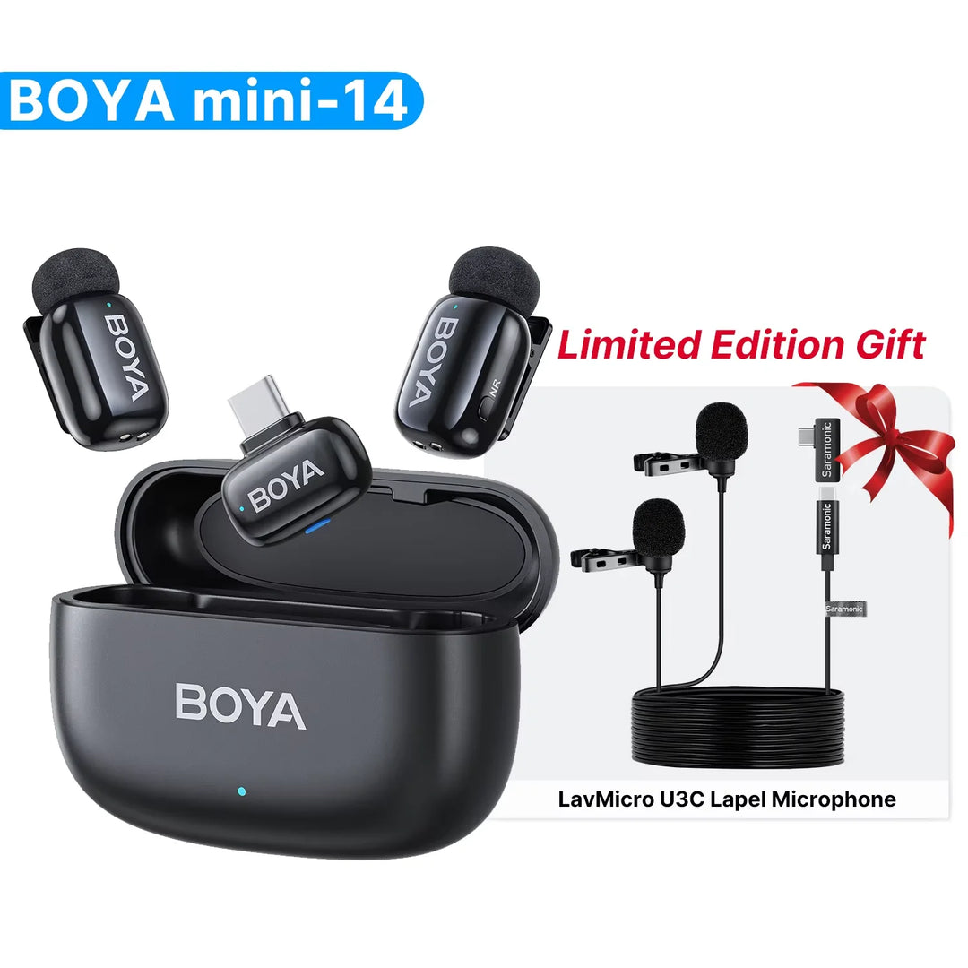 BOYA Lavalier Microphone: Professional Audio in Your Pocket — boya mini wireless microphone