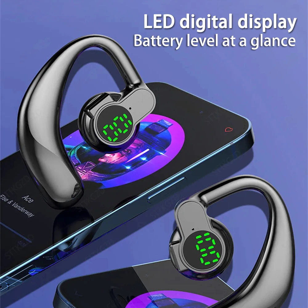 CUGUU Bluetooth 5.4 Rotatable Earbuds Noise Cancelling Headphones