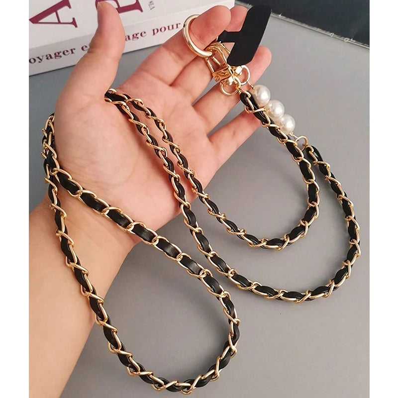 Pearl Lanyard Necklace - Elegant Crossbody Phone Strap for Women