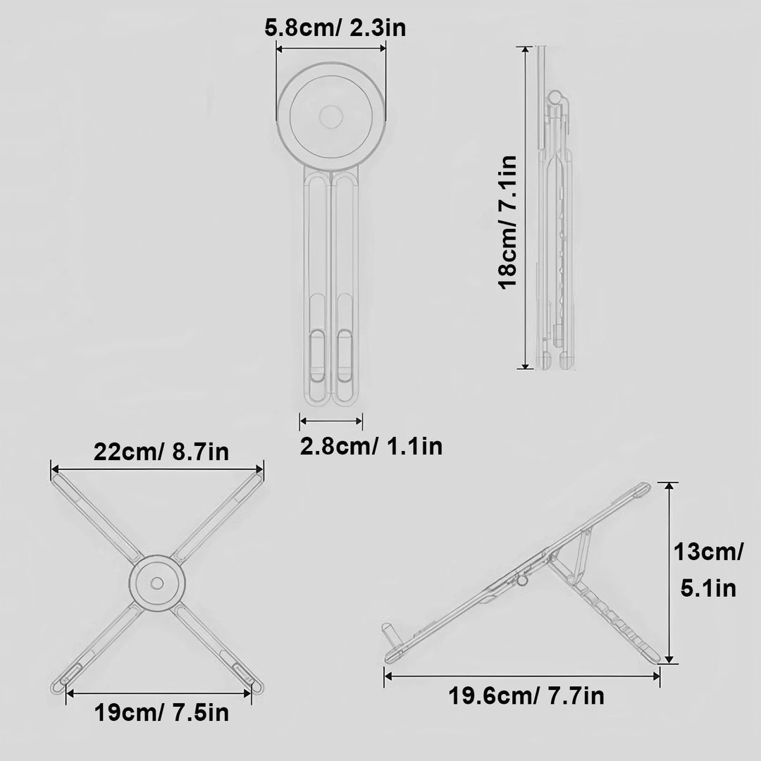 3-in-1 Magnetic Phone Holder & Selfie Stick Foldable Tripod