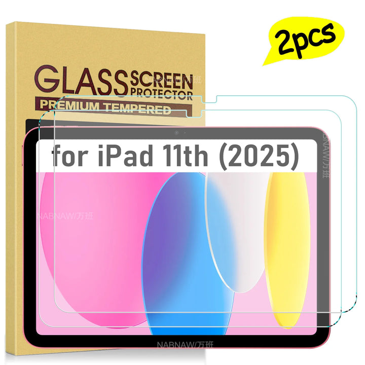 Best iPad 11 Tempered Glass Screen Protector 2025 (A16) - 2-Pack HD