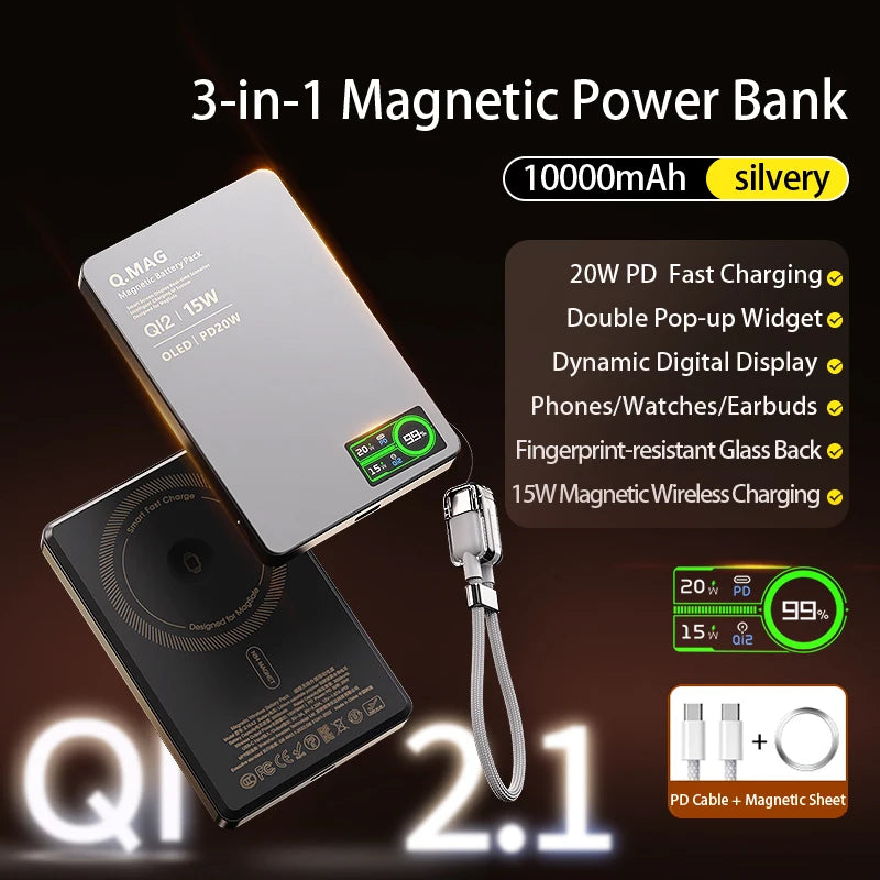 CrownQu Qi2.1 Power Bank