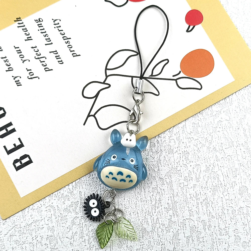 Kawaii Woodland Spirit Phone Charm – Y2K Anime Keychain