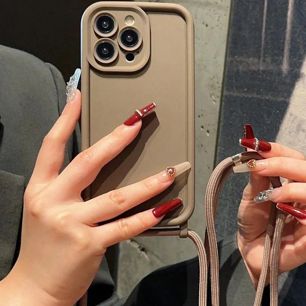 Buy Best Crossbody iPhone Case 2026 with Lanyard Strap – Hands-Free | Free Shipping & Fast Delivery