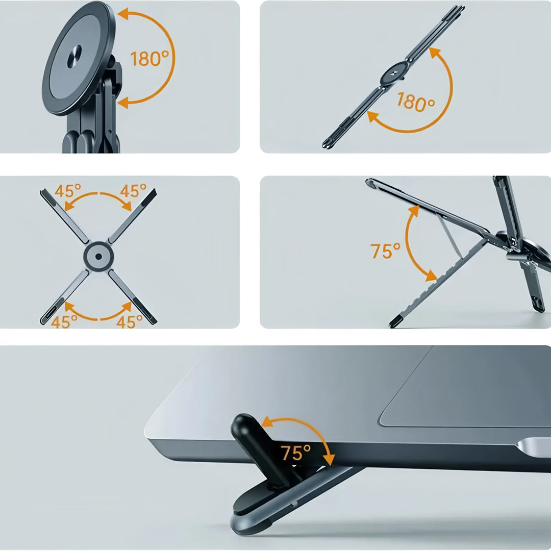 3-in-1 Magnetic Phone Holder & Selfie Stick Foldable Tripod