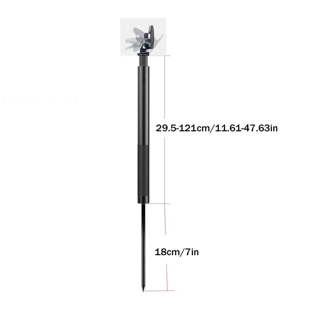 Magnetic Outdoor Phone Stand for Golf & Fishing - Extendable Tripod by JEFF's Favorite Picks