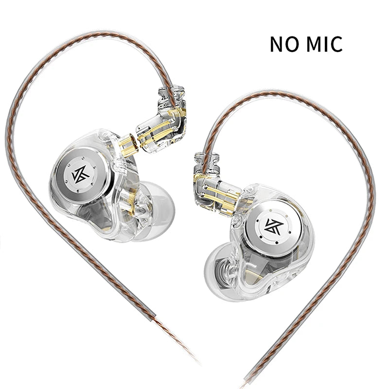 KZ EDX Pro Dual Magnetic Dynamic Wired Earphones HiFi Bass