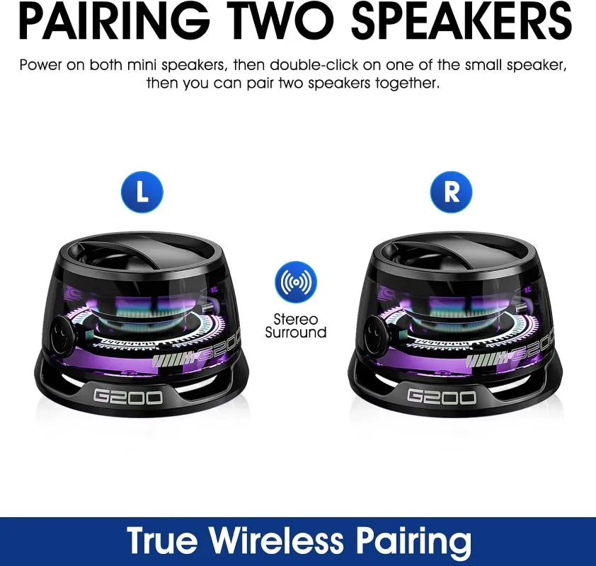 VIKEFON Mini Bluetooth Speaker - Top-Rated Portable Speaker