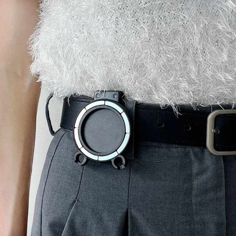 MagSafe Clip Belt Phone Holder | Metal Hook & Spring Tether for iPhone