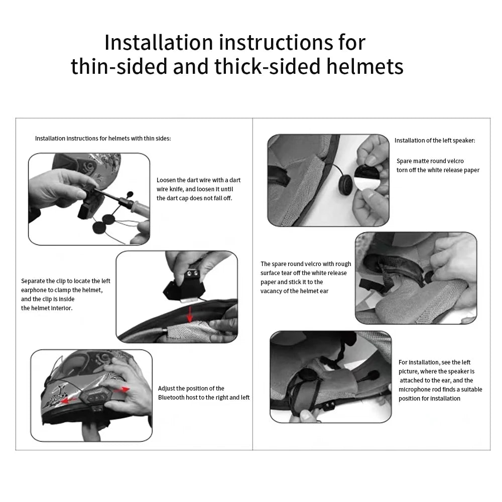 Motorcycle Helmet Bluetooth Headset