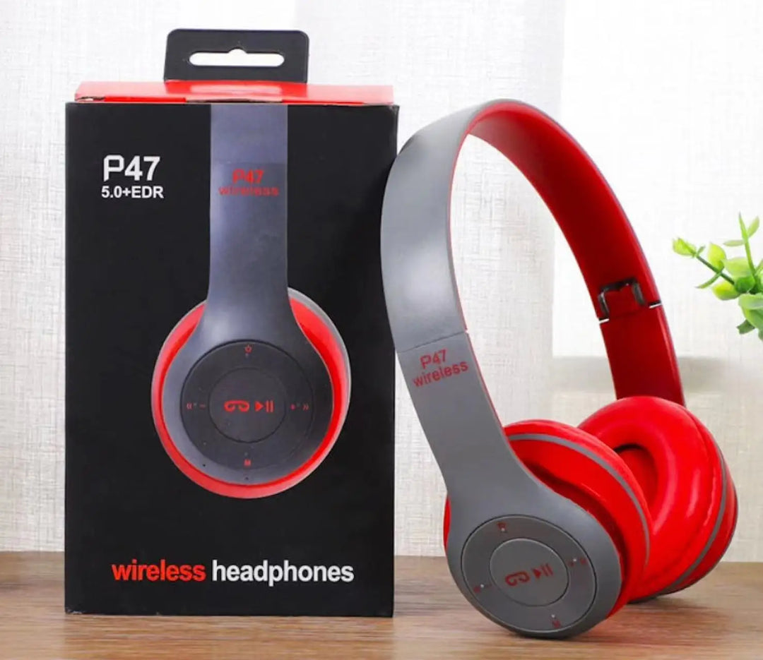 DUTRIEUX Bluetooth 5.0 Foldable Over-Ear Headphones with Microphone and SD Card Slot