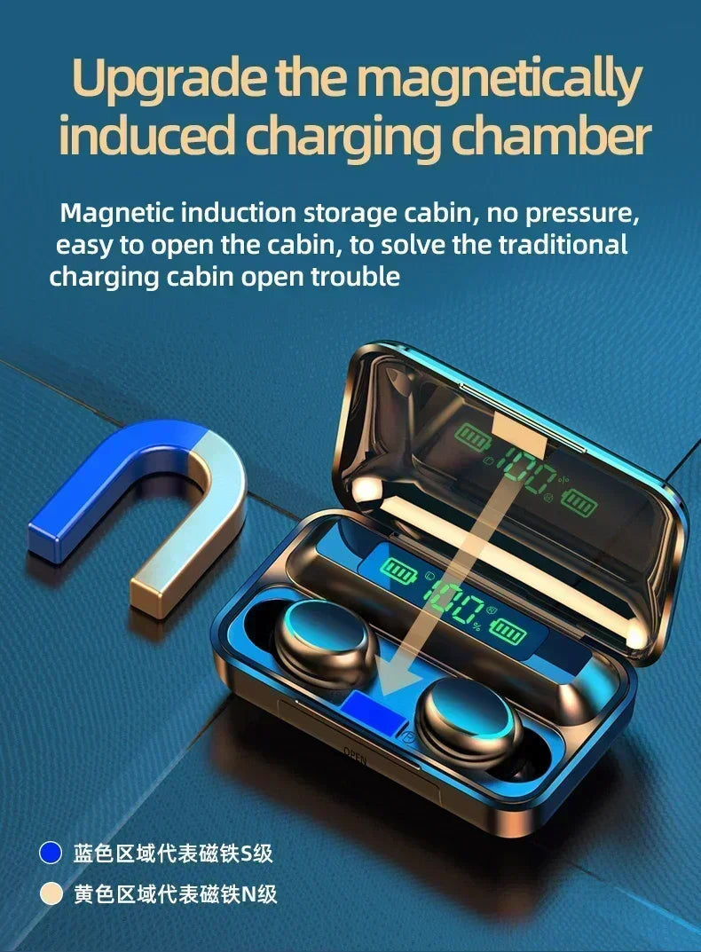 Wireless Bluetooth In-Ear Earbuds with Charging Case - Best ANC Earbuds