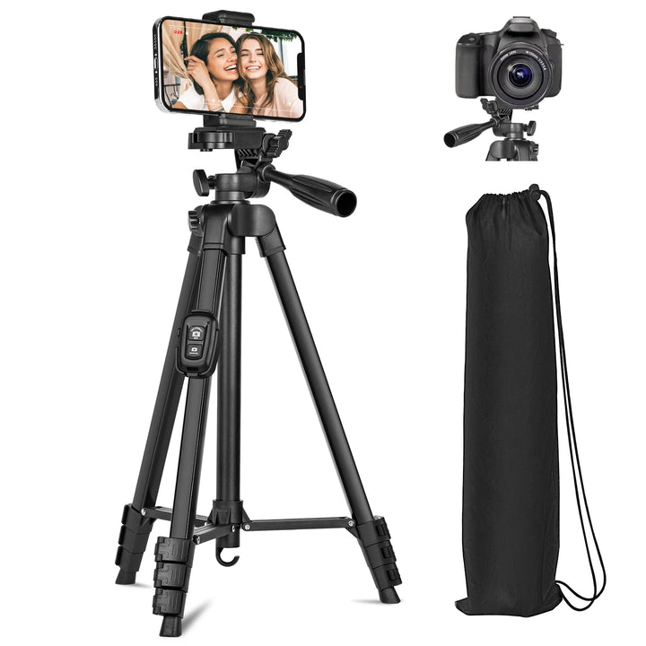 Buy Top-Rated 60" Aluminum Tripod for Photography 2026 | Free Shipping & Fast Delivery