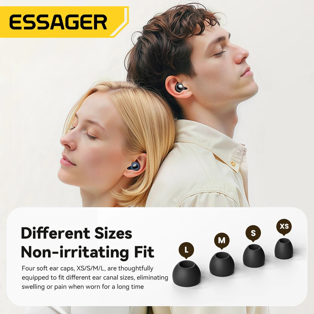 Soft Silicone Sleep Earplugs Noise Reducing Comfort Ear Plugs