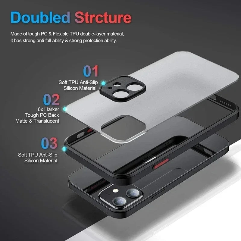 Matte Silicone iPhone Case Soft Touch Shockproof Cover - JEFF's Favorite Picks