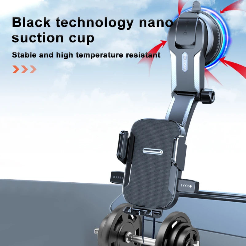 SEAMETAL Car Dashboard Phone Holder – Universal GPS Navigation Stand