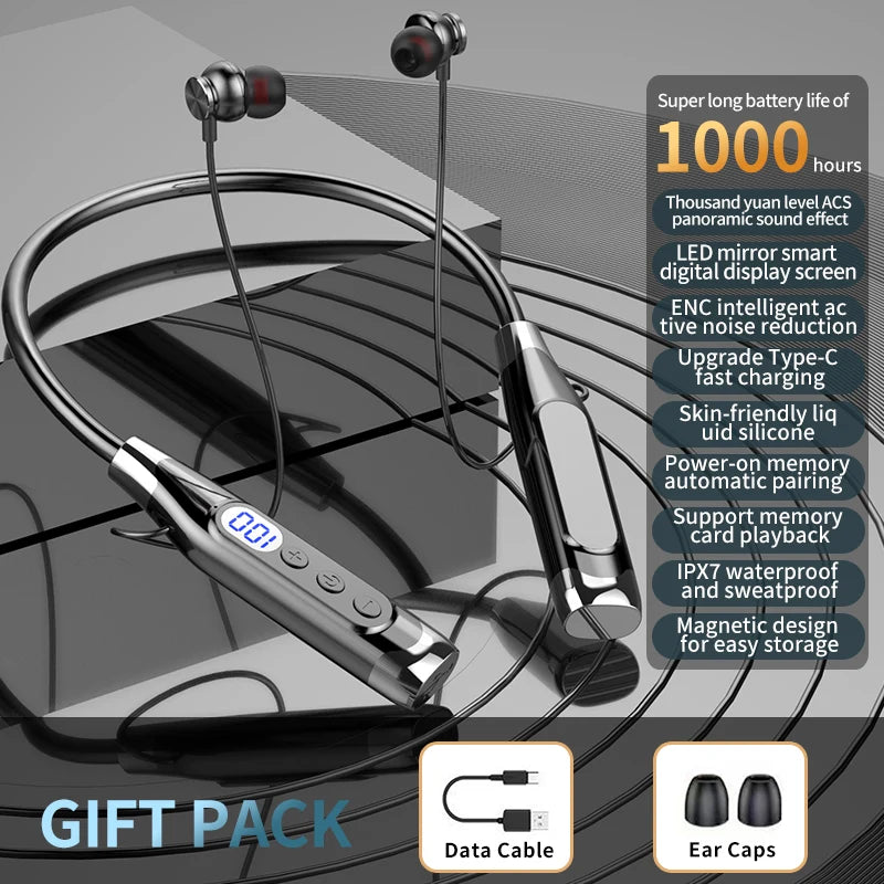 HKFZ Wireless Earbuds with Volume & Playback Controls
