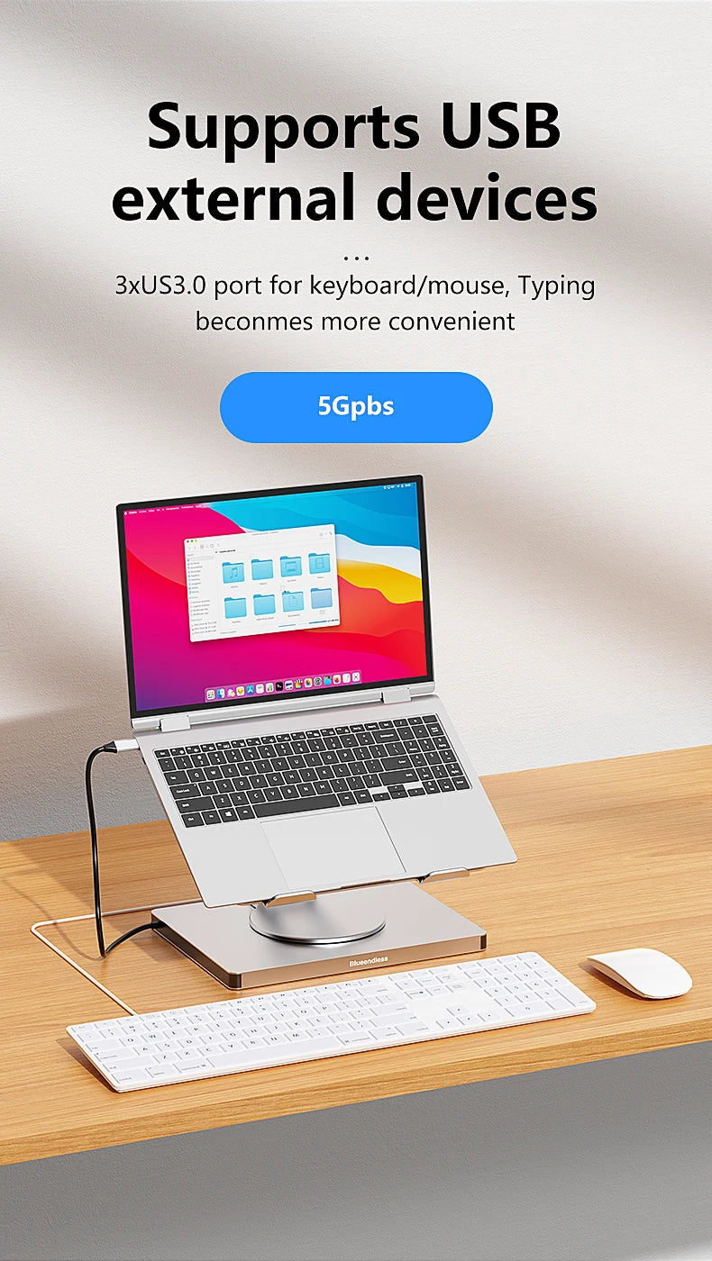 Best 10-in-1 Laptop Stand Hub, Laptop Professional Essentials — usb-c laptop stand hub