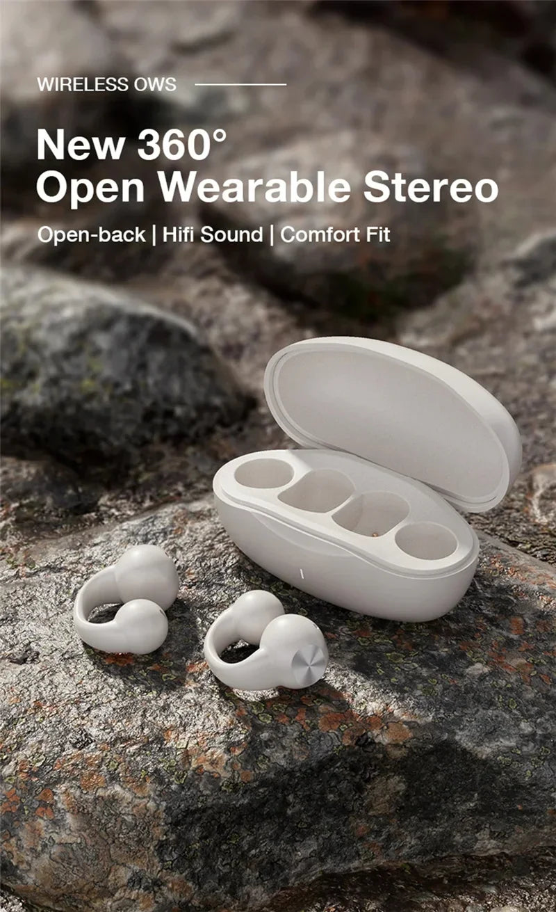VIKEFON Open-Ear Bluetooth 5.3 Air Conduction Sport Headphones