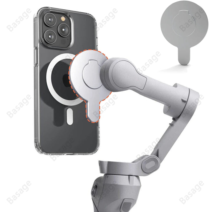 Car air vent phone holder with magnetic gooseneck design for easy viewing