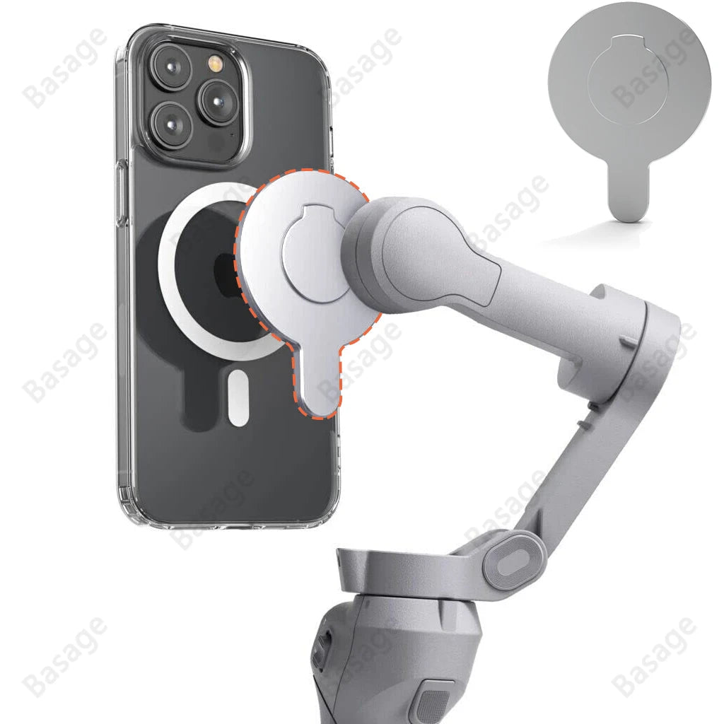 Car air vent phone holder with magnetic gooseneck design for easy viewing
