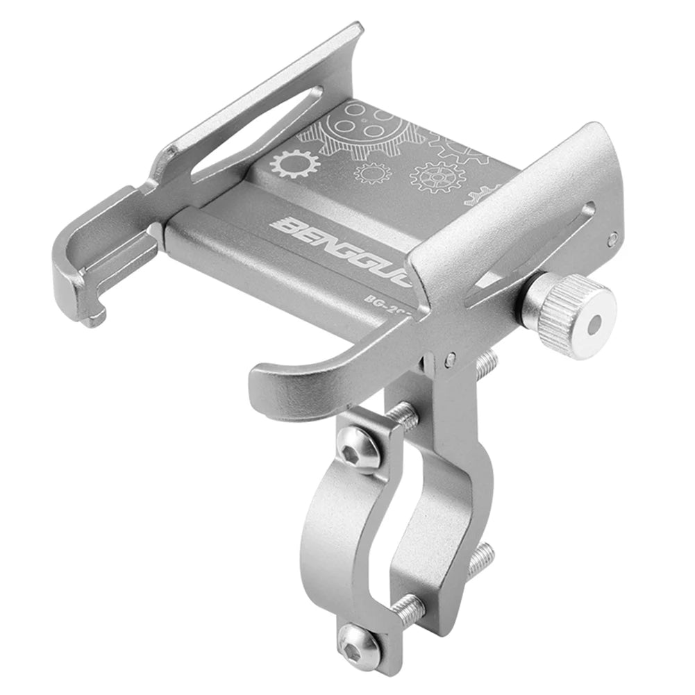 360° Aluminum Alloy Bike Phone Holder – MTB Motorcycle Handlebar GPS Mount
