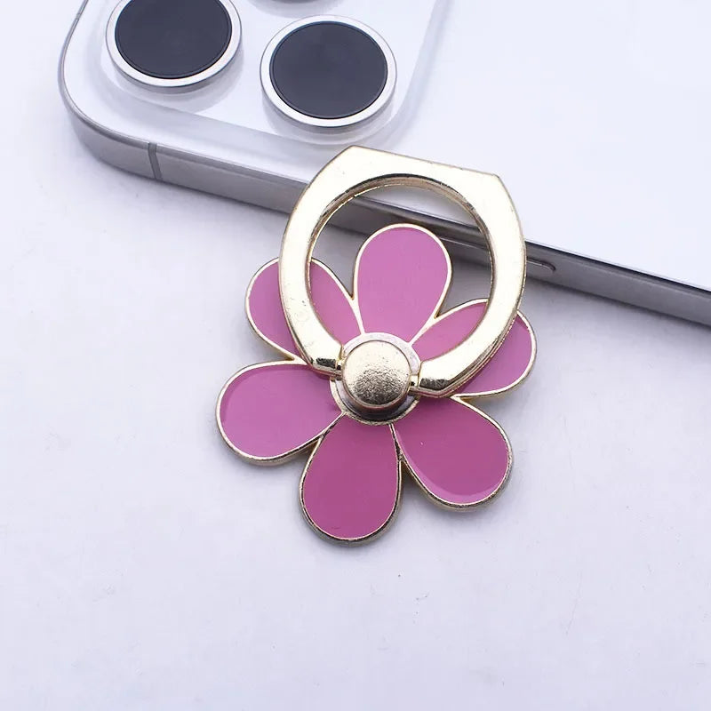Universal Finger Ring Phone Holder with 360° Rotation - Bow Ring Design