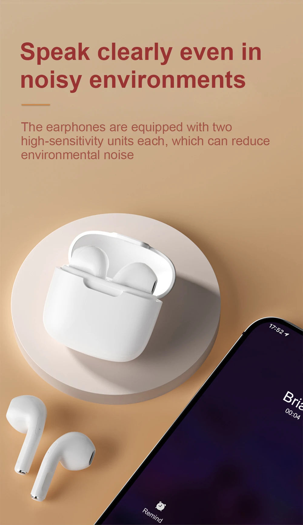 Resbii A2 Bluetooth Earbuds - Low Latency Wireless