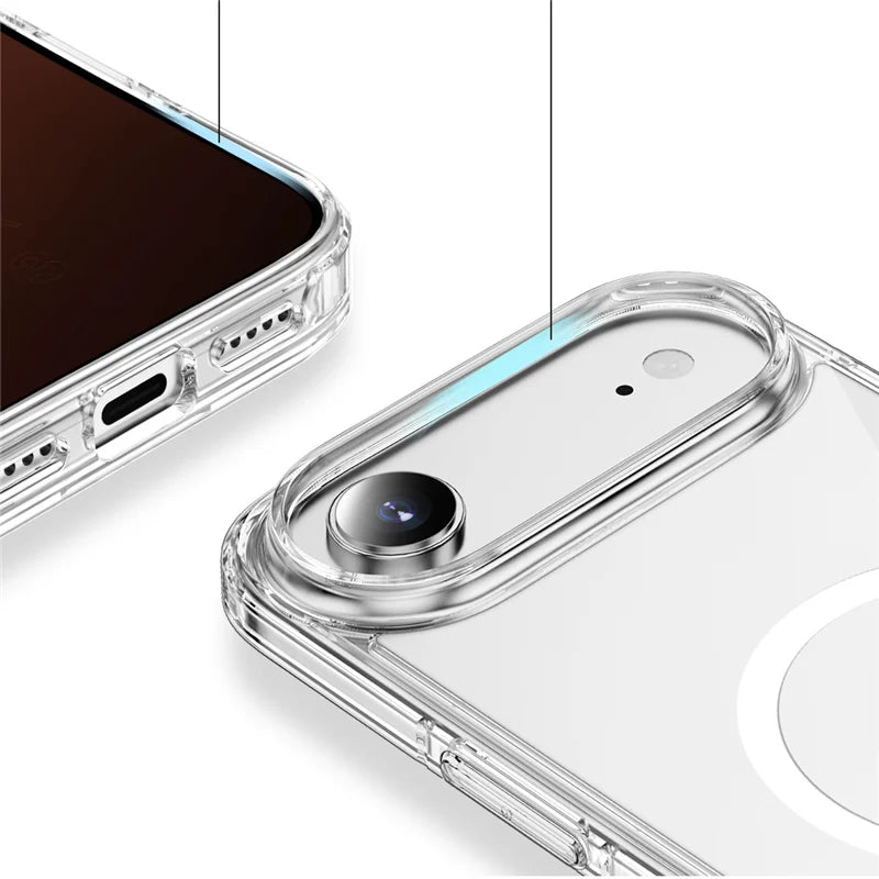 Buy iPhone 17 Clear Shockproof MagSafe Case 2026 | Free Shipping & Fast Delivery
