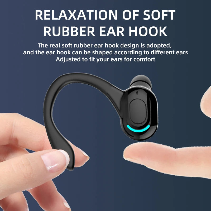 DISOUR M-F8 Wireless Ear-Hook Headset - Best Headphones for iPhone and Samsung