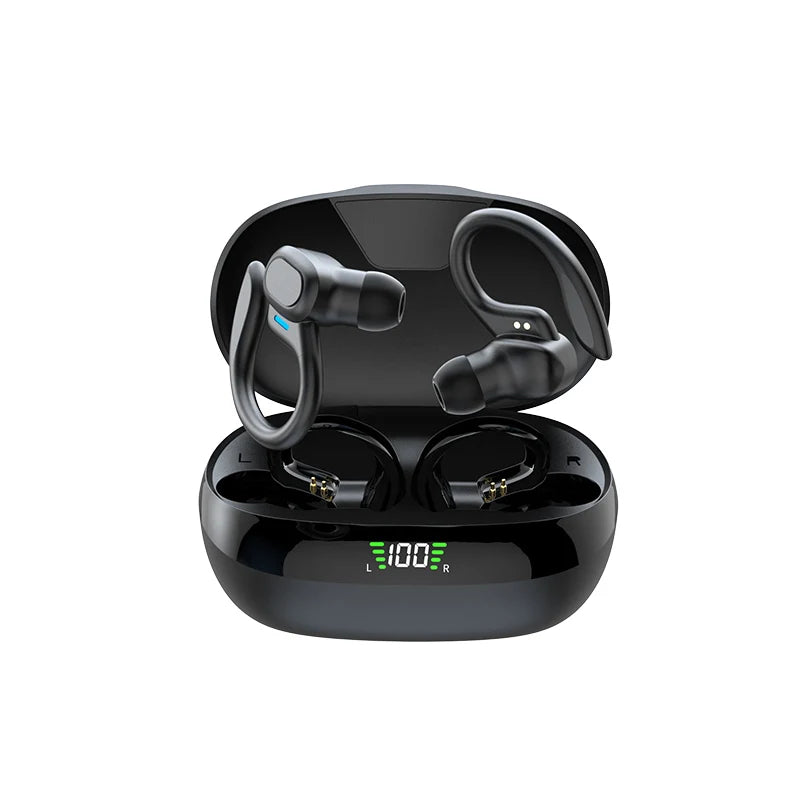 Bluetooth 5.3 Ear Hook Earbuds with Hybrid ANC by JEFF's Favorite Picks