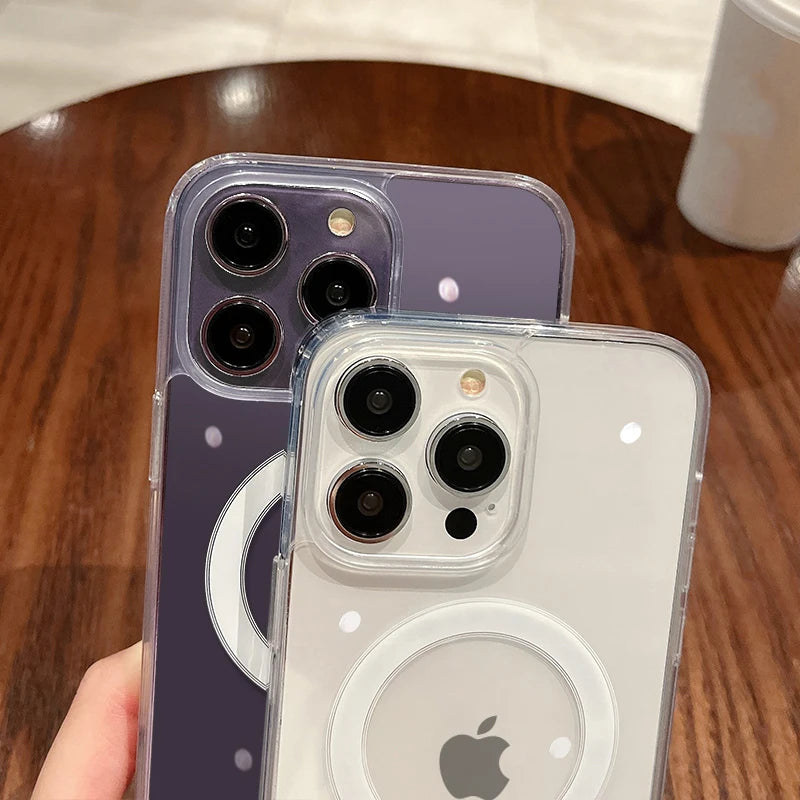 QIXTWO iPhone Clear MagSafe Case - Top Protection & Style