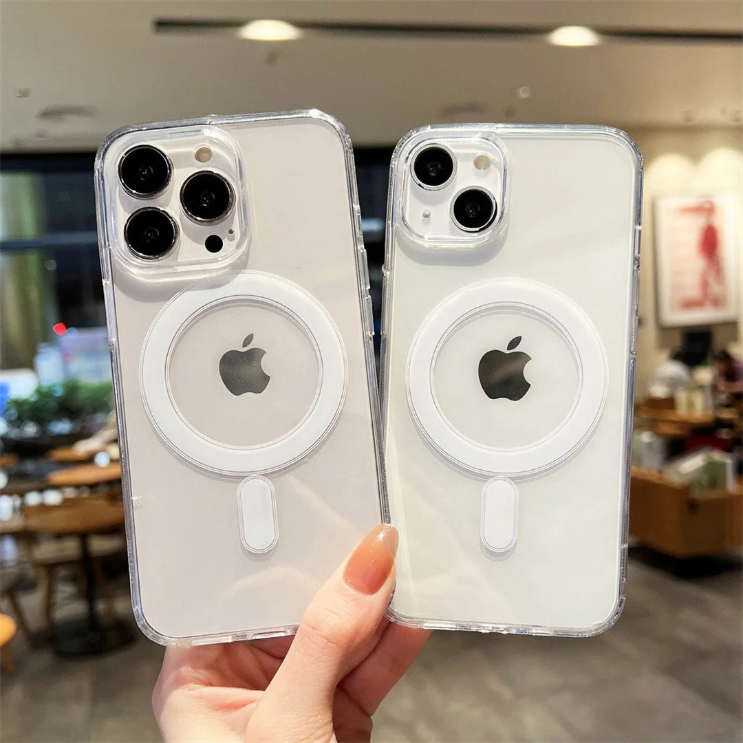 Clear MagSafe iPhone Case for 11-17 Pro Max