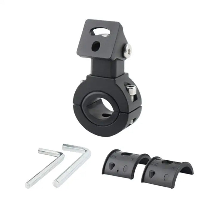 Adjustable Aluminum Motorcycle Spotlight Mount Bracket for Improved Night Visibility