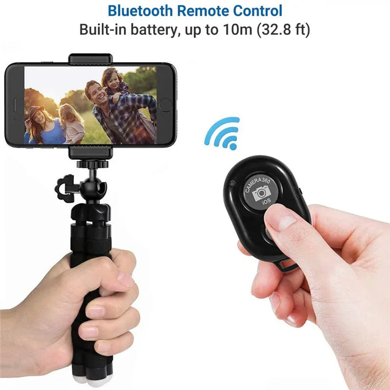 VIKEFON Mini Octopus Tripod – Flexible Phone & Camera Holder