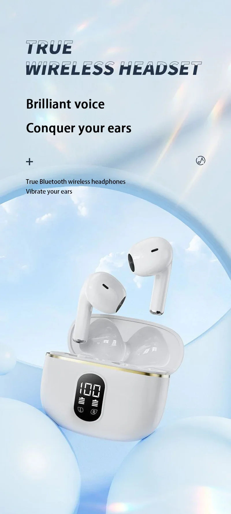 Best TWS Earbuds with Active Noise Cancellation Wireless Earphones
