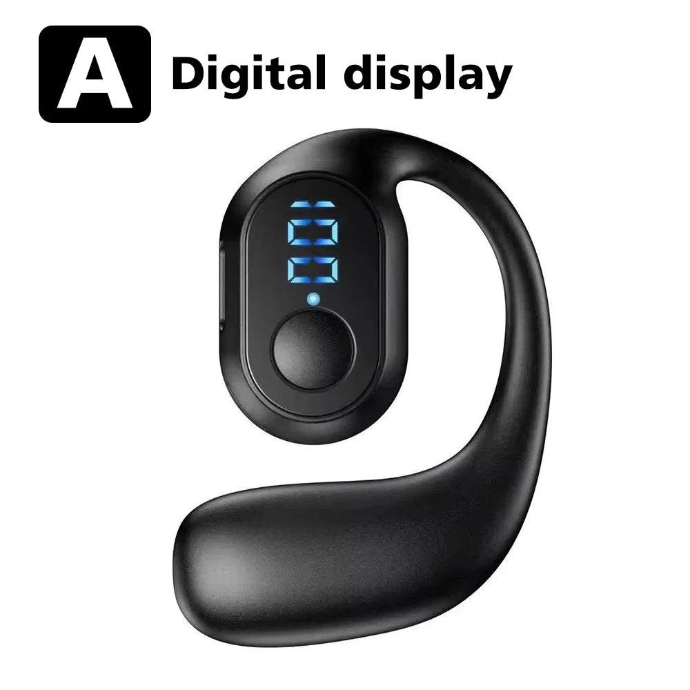 Waterproof HiFi Headset for Hands-Free Convenience - CUGUU Wireless Ear Hook Headset