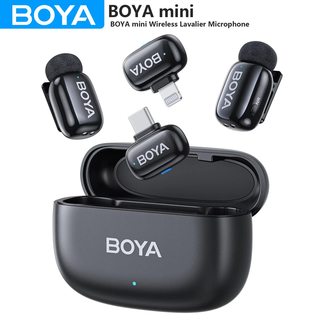 BOYA Lavalier Microphone: Professional Audio in Your Pocket — boya mini wireless microphone