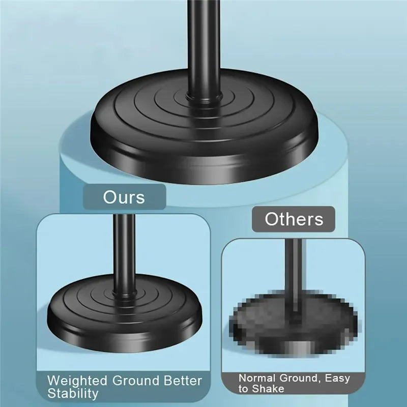 Adjustable Telescopic Phone Stand – 360 Rotation Desk Holder for Live Streaming
