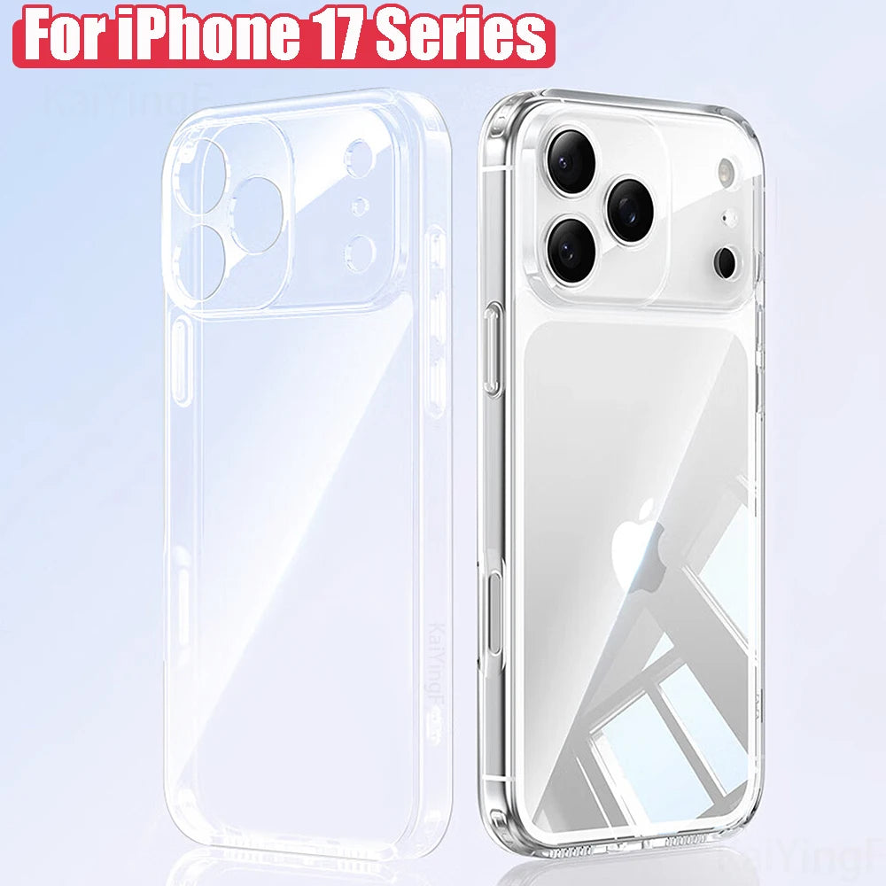 iPhone 17 Case, 17 Pro Case, and Air Case - Clear TPU Cover for Sale