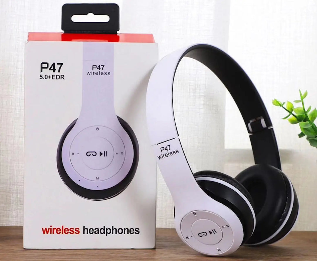 DUTRIEUX Bluetooth 5.0 Foldable Over-Ear Headphones with Microphone and SD Card Slot