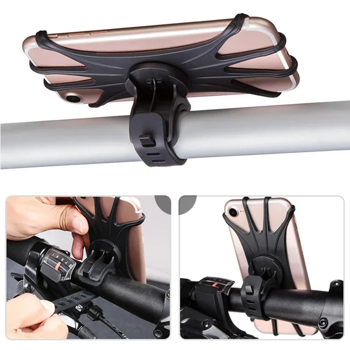 360 degree rotating universal phone holder for strollers, bikes, and car air vents