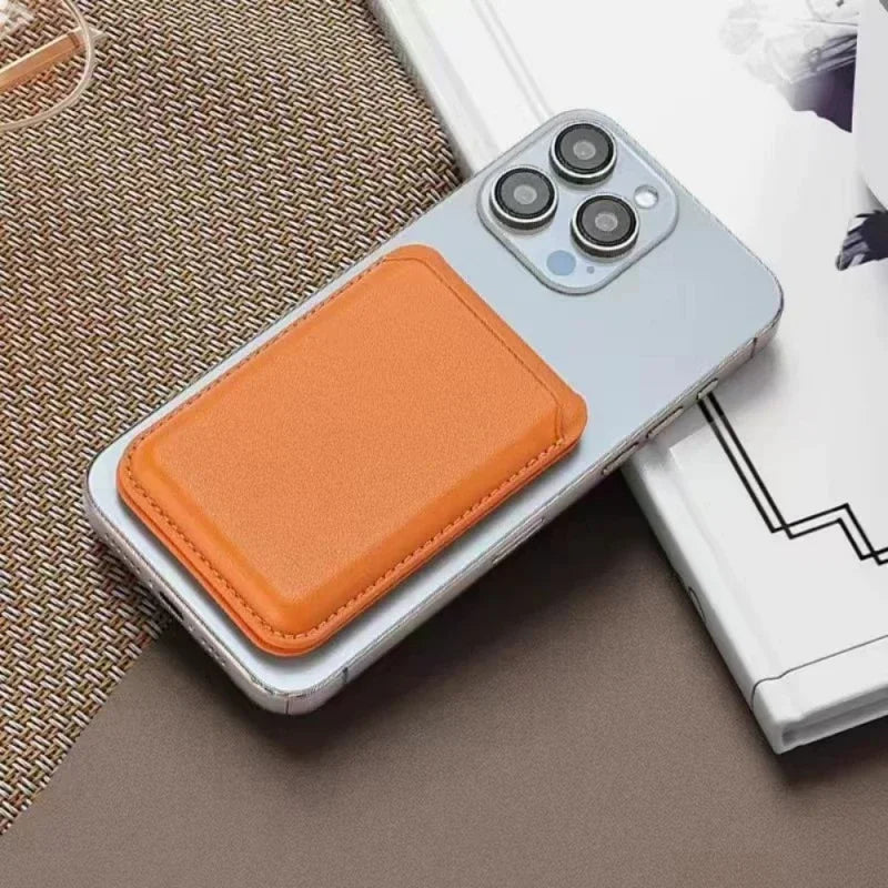MagSafe Leather Wallet Case for iPhone 12 to 16 Pro Max