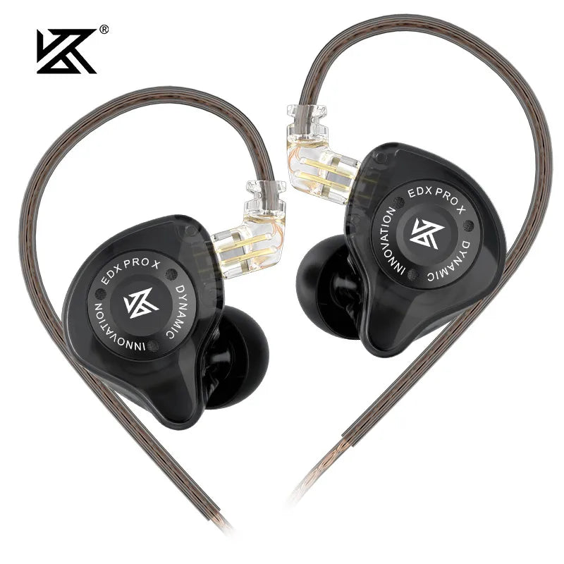 KZ EDX Pro X Wired IEM Earphones HiFi Deep Bass Detachable Cable